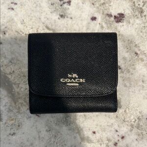 Coach Black Wallet Leather Accessory